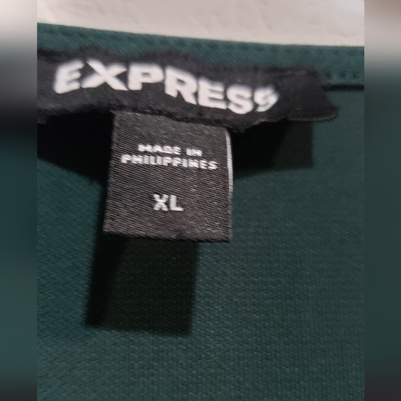 Hunter green Shouler Padded Express dress size XL - Picture 3 of 8